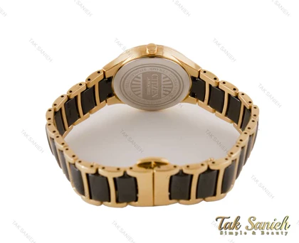 ساعت سیتیزن VIP زنانه بند سرامیکی مشکی Citizen-4009-L