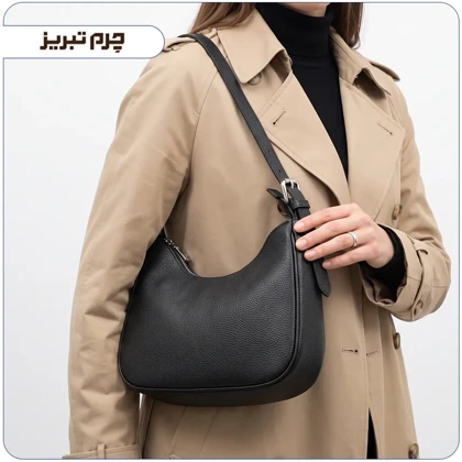 کیف دوشی زنانه چرم تبریز مدل BF137