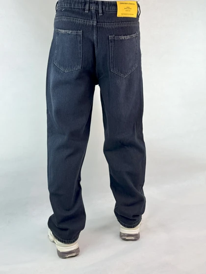 شلوار نیم بگ مردانه کثیفشور ساده 123