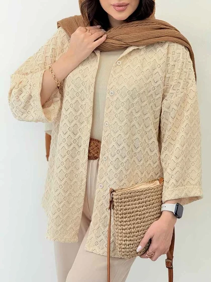 شومیز طرح لوزی سیما