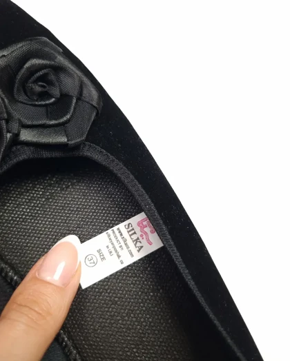 پاپوش زنانه جیر مشکی کاملیا سیلکا