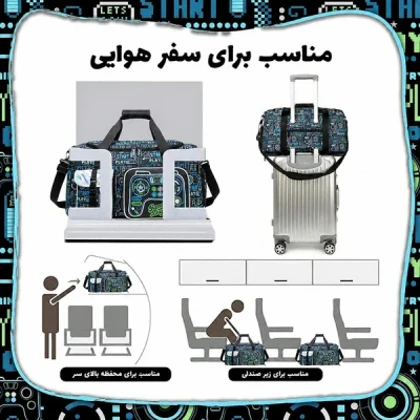ست سه تیکه از برند اسمیگل و جاسمین استار(کوله پشتی-ساک-کیف غذا) طرح پلی استیشن