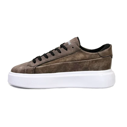 کفش ونس مردانه رنگ قهوه ای ابرو بادی مدل پول اند بیر pull&bear کد 02900