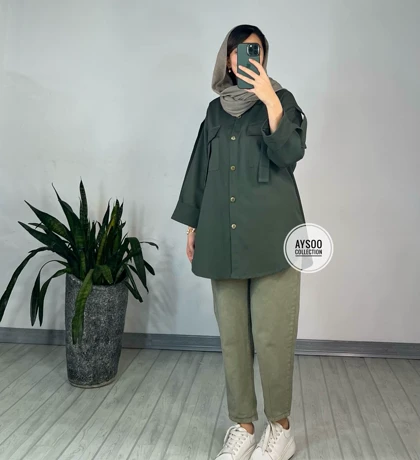 مانتو کتان کاغذی پندار