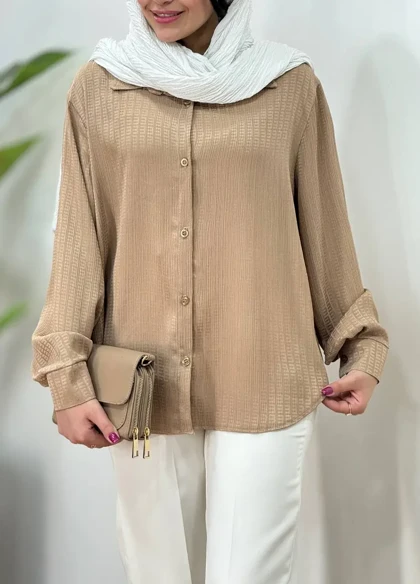 شومیز ساتن ابریشم یارا