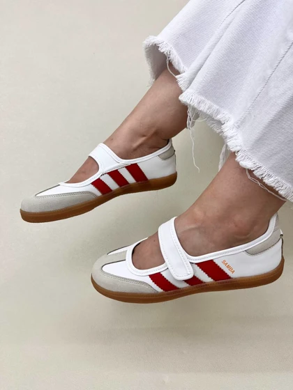 ونس زنانه روی کوتاه سامبا تک چسب ادیداس adidas SAMBA کد 1220