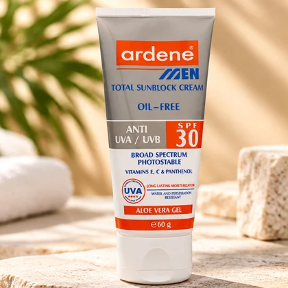 ضد آفتاب مردانه آردن مدل Oil Free با SPF30 حجم 60 گرم
