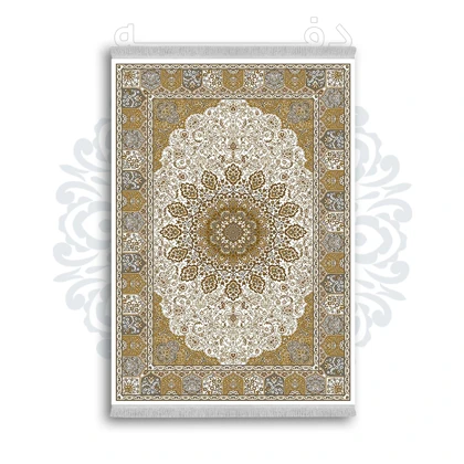 *جدید* فرشینه از جنس پارچه شانل مخمل ترک طرح فانتزی برند دفه کد 1225