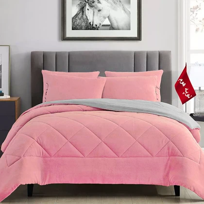 روتختی مینیمال کتان مخمل طرح لوزی