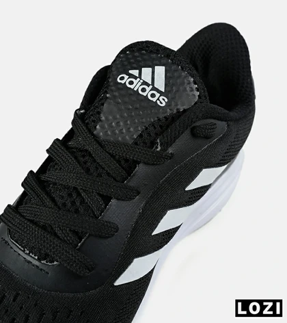 کفش کتانی مردانه و زنانه مشکی سفید ADIDAS BONCE مدل 7468