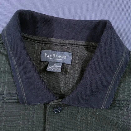 تیشرت اورجینال تایلندی یقه دار برند معتبر VAN HEUSEN امریکا