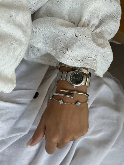 ساعت مچی زنانه امگا کانسیلیشن رنگ صفحه مشکی