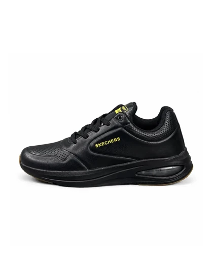 کفش کتانی رانینگ مردانه اسکیچرز زیره کپسولی مشکی SKECHERS