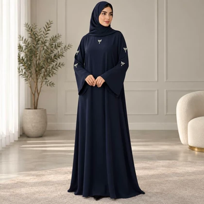 عبا ژاکلین سونیا سرمه ای