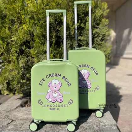 چمدان بچگانه طرح خرس بستنی ICE CREAM BEAR