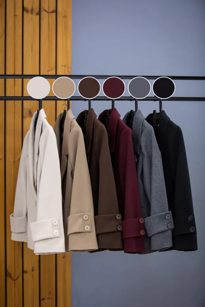 پالتو کت فوتر کراپ 4 دکمه