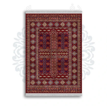 *جدید* فرشینه از جنس پارچه شانل مخمل ترک طرح فانتزی برند دفه کد 568
