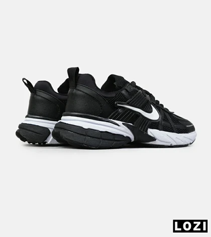کفش کتانی مردانه و زنانه مشکی سفید Nike Cushlon V2K مدل 8611