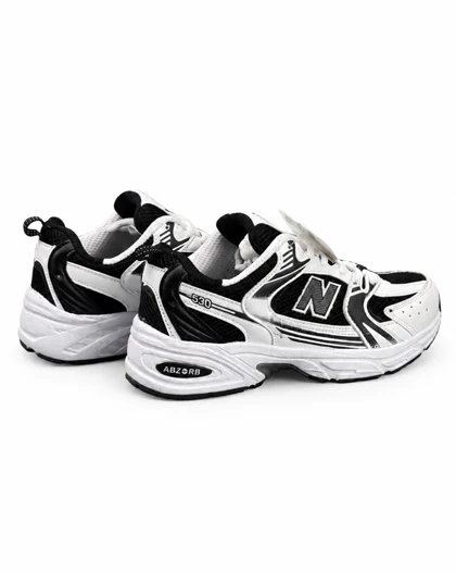 کتانی زنانه مدل نیوبالانس سفید مشکی (کیفیت درحد مستر) New Balance 530