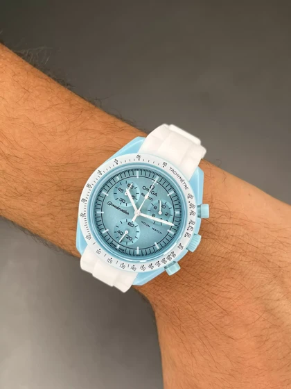 ساعت مچی امگا سواچ رابر ماموریت به اورانوس Omega x Swatch Mision to the uranus