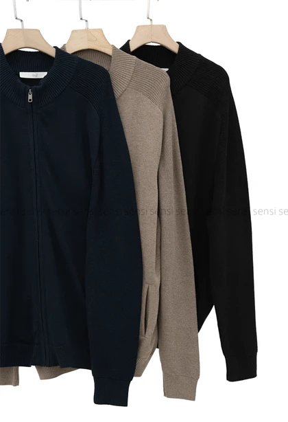 سویشرت بافت جلو زیپ کد20000039