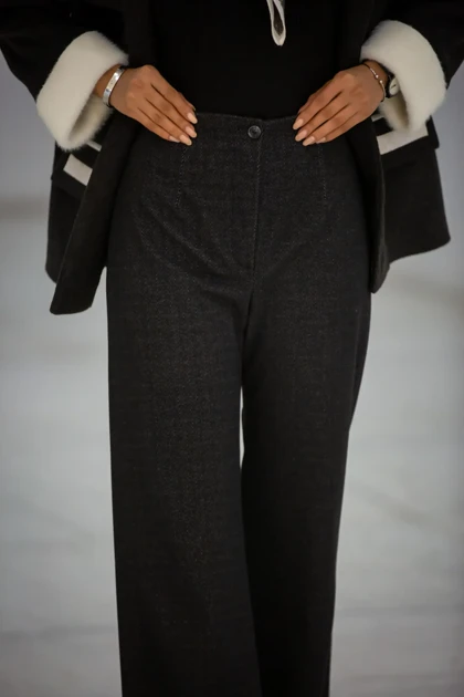 شلوار زنانه کشمیر کمر سر خود