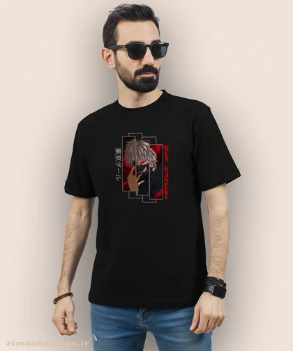 تیشرت مردانه و زنانه طرح توکیو غول شخصیت کانکی کد 914