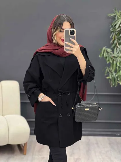 مانتو چهار دکمه صحرا