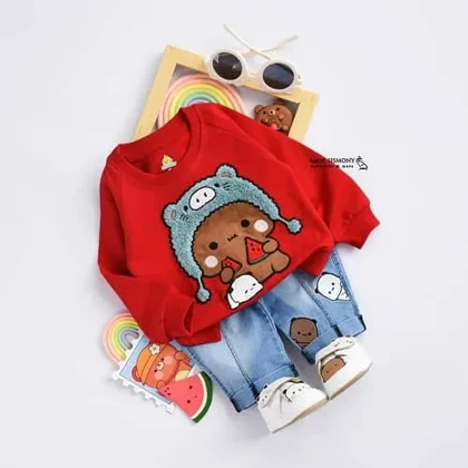 ست سه تیکه یلدایی بچگانه NILU BABY