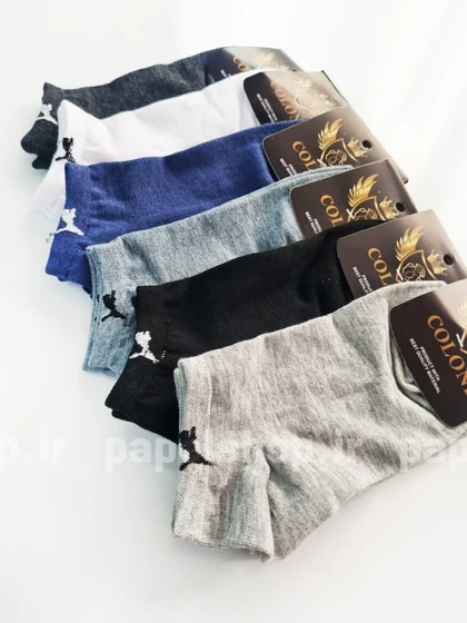 جوراب مچی نخ پنبه طرح پوما(puma)