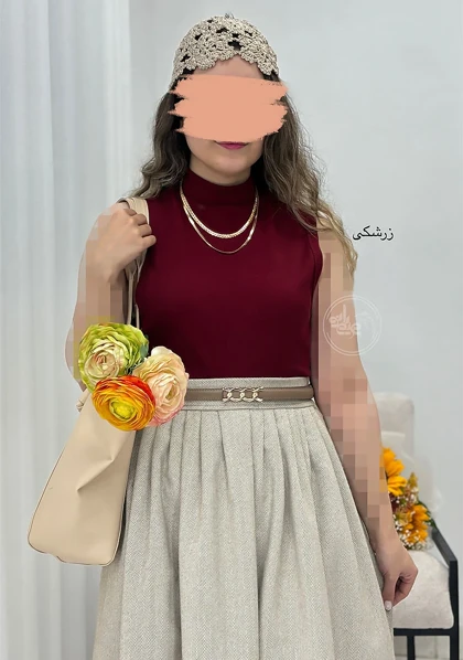 تاپ یقه 5 سانت نگار