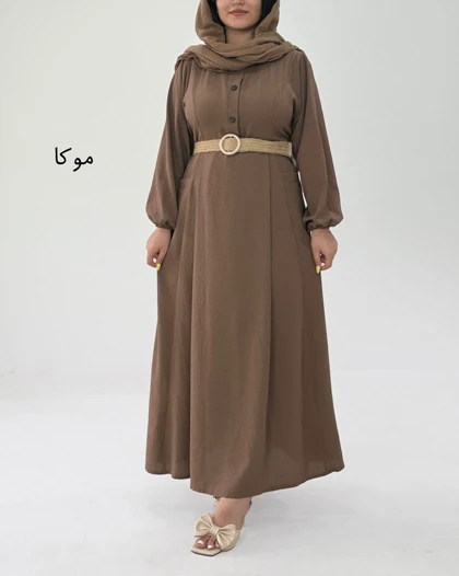 پیراهن مانتویی شانا کد 1864