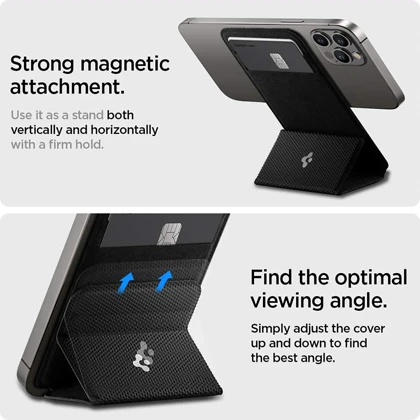 جا کارتی مغناطیسی و هولدر موبایل اسپیگن Spigen Magnetic Card Wallet Smart Fold