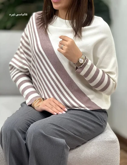 بافت گپ راه راه آنوش