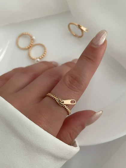 انگشتر ظریف زیپ ژوپینگ