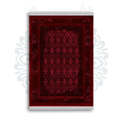 *جدید* فرشینه از جنس پارچه شانل مخمل ترک طرح فانتزی برند دفه کد 707