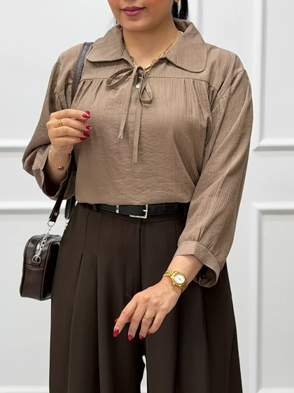 شومیز عروسکی نیلی