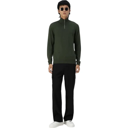 شلوار پارچه‌ای مردانه بگ استایل شش جیب از JACK & JONES کد 308