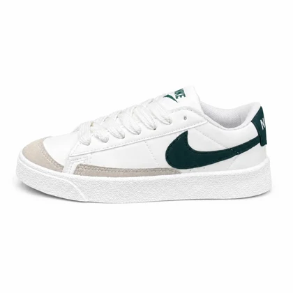 کفش کتانی زنانه مدل رانینگ نایک بلیزر سفید سبز NIKE blazer