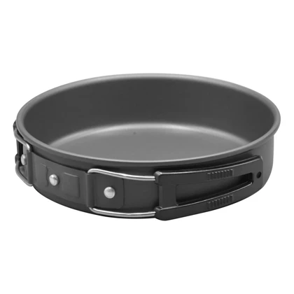 ماهیتابه دسته تاشو کمپینگ مدل 404F0956 کاور دار