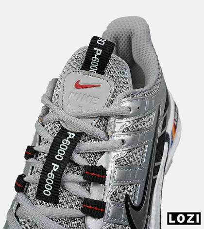 کفش کتانی مردانه و زنانه طوسی نایک NIKE P-6000 مدل 8581