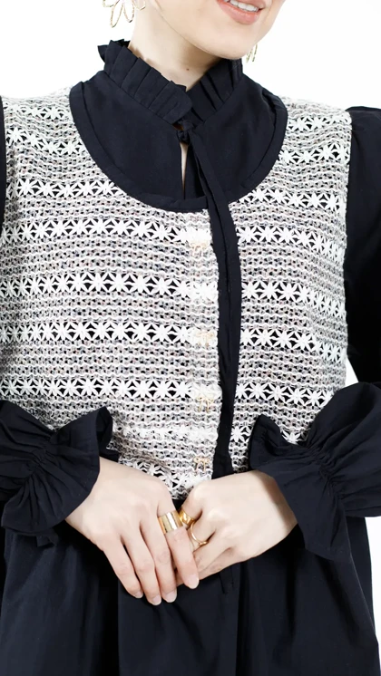 شومیز قلاب بافی