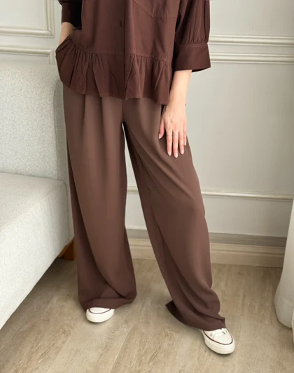 شلوار کرپ کاترین بگ مارتینا کد PA-5003
