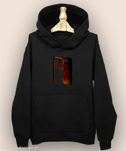 هودی مردانه و زنانه نوستالژی طرح بالا رفتن از چارچوب در