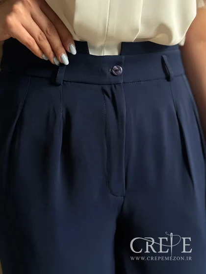 شلوار نیمبگ پیله دار قد 107