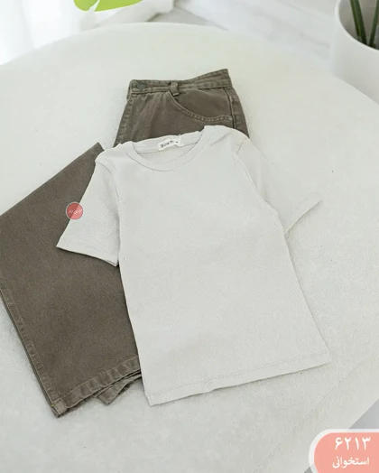 کراپ آستین کوتاه 6213