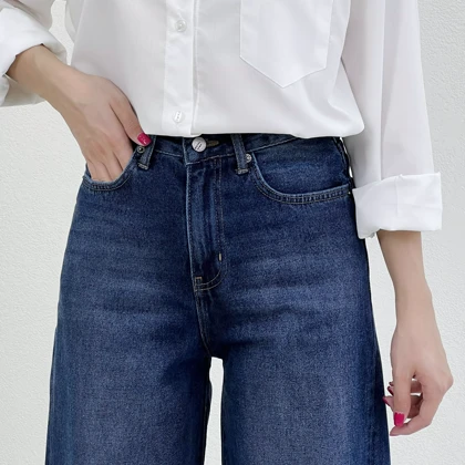 شلوار جین لانگ واید لگ