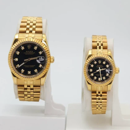 ساعت مچی ست مردانه و زنانه رولکس دیت جاست Rolex Date Just سری های‌کپی مسترکوالیتی 10303س