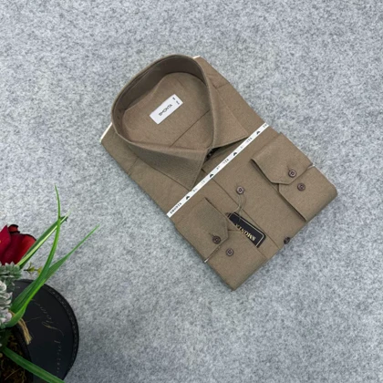 پیراهن ساده تک‌رنگ قواره کلاسیک استین بلند_ پارچه فلورا درجه یک