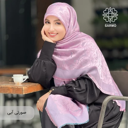 روسری رونا گل رز لمه دار